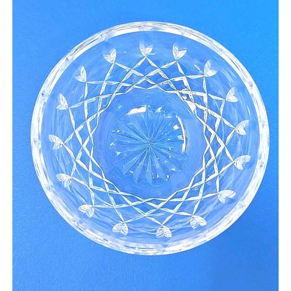WATERFORD LISMORE OPEN SUGAR BOWL, Cut Lead Crystal, 3 1/4", Made in Ireland U30 - Picture 7 of 7